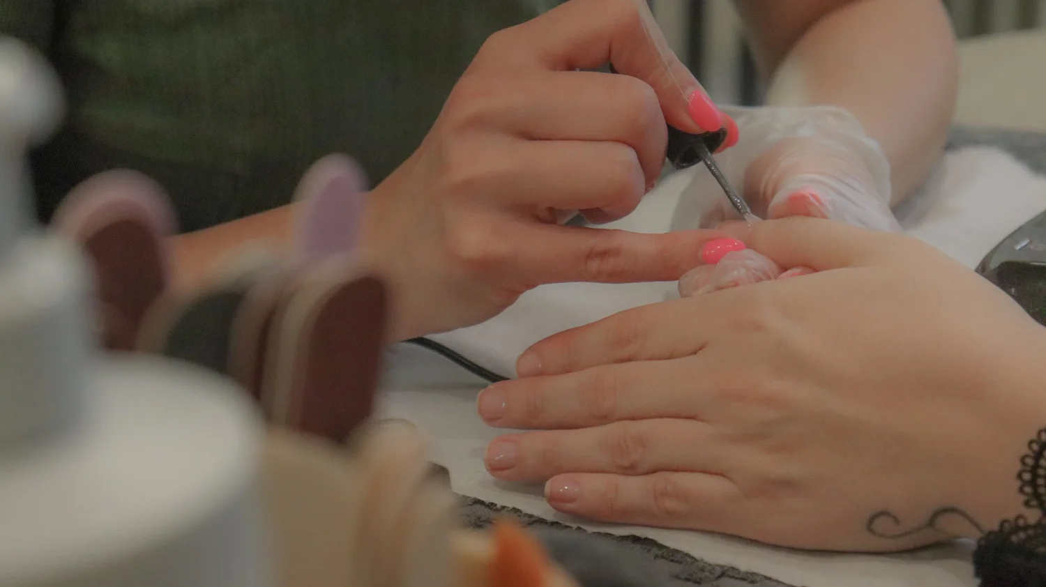 Manicure at Sleeping Beauty Huntly Street Inverness