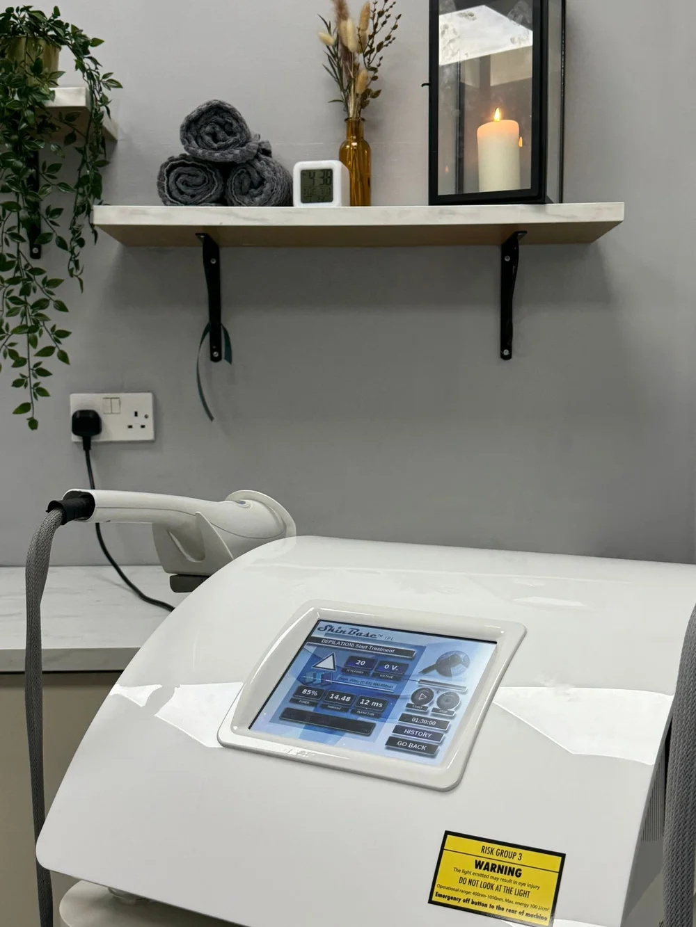 IPL hair removal treatment at Sleeping Beauty