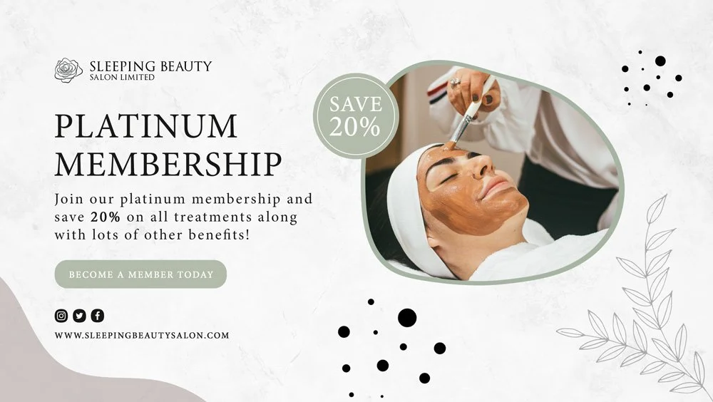 Platinum Membership Sleeping Beauty Salons Edinburgh Inverness Aviemore