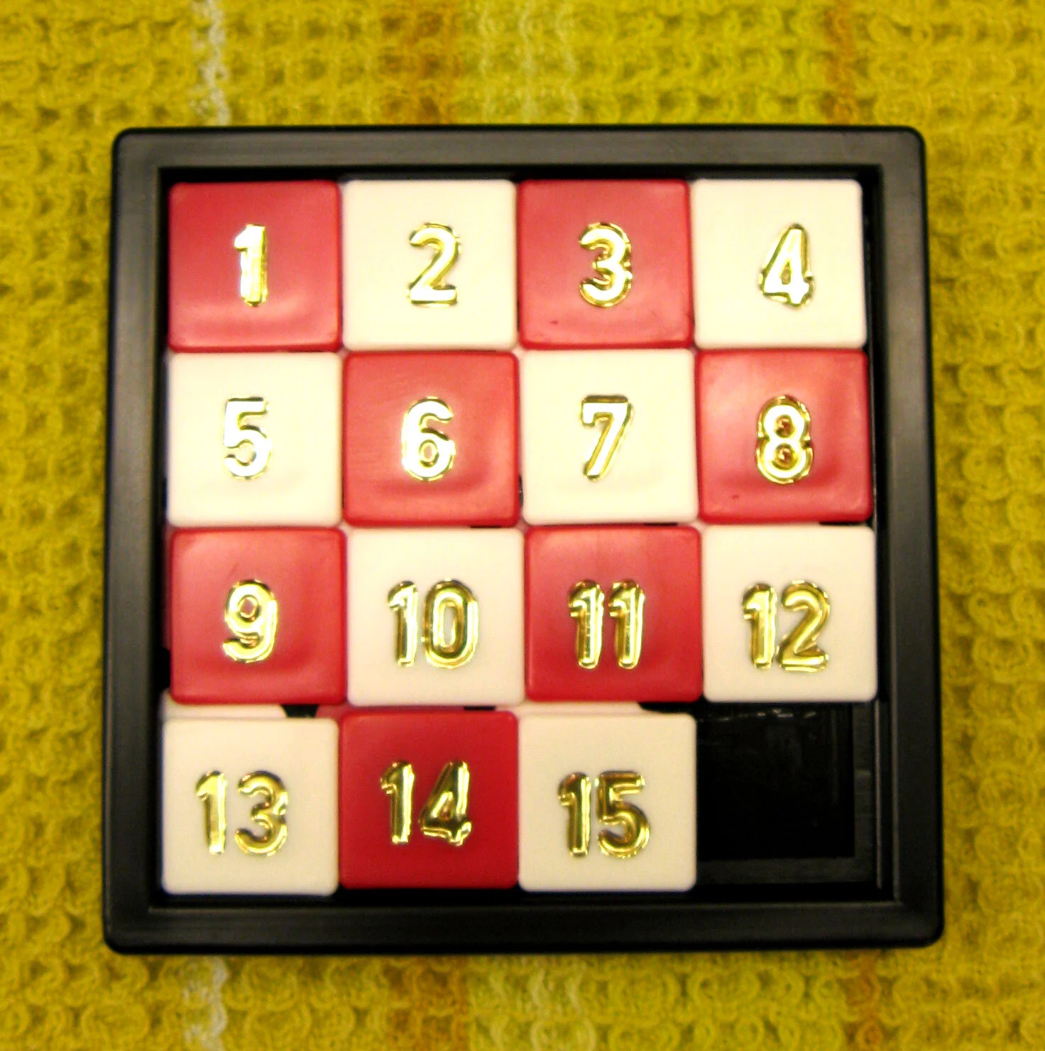 Blocked! Fifteen puzzle slide