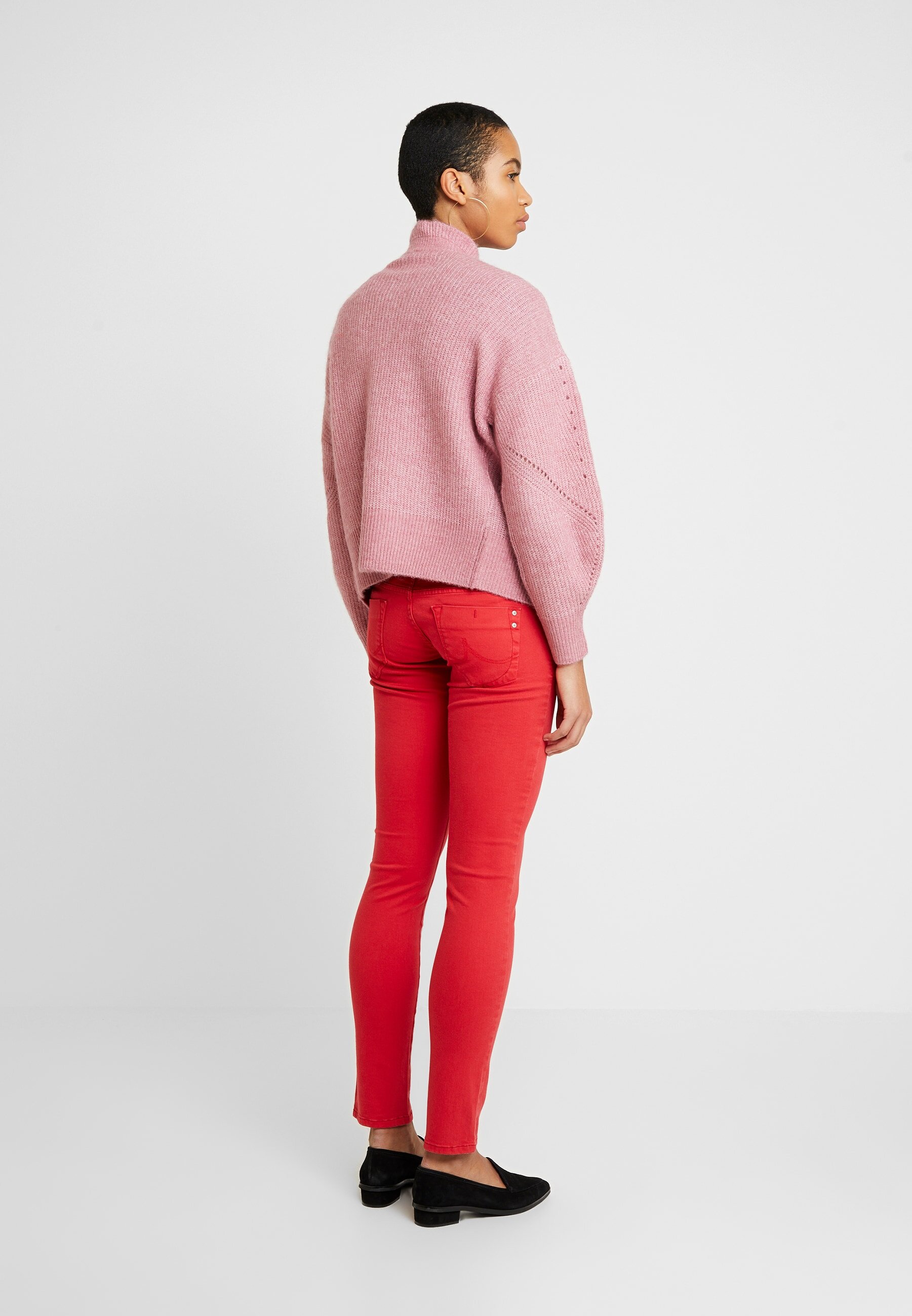 mauve pink cardigan