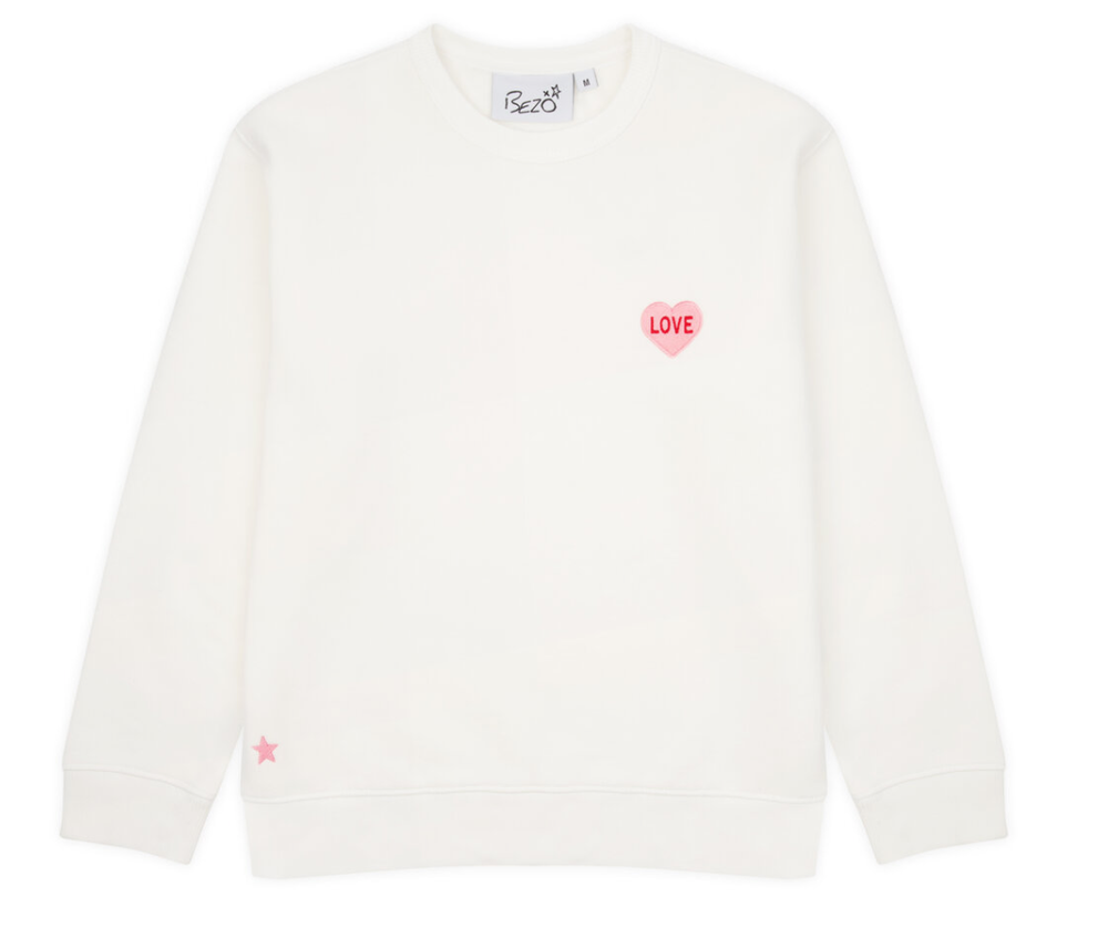 Bezo London LOVE Heart Sweatshirt — Frank Salvi