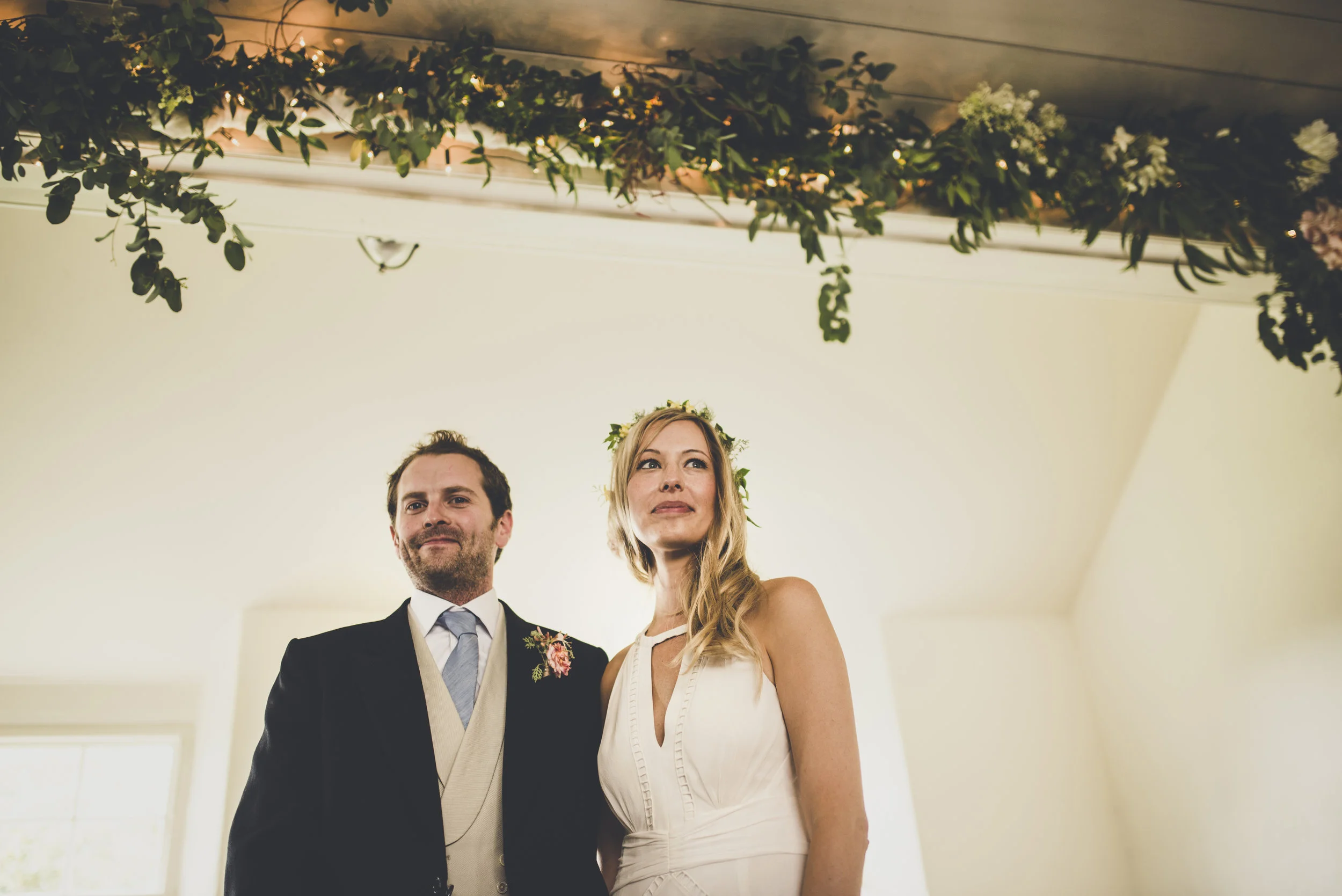 Floral installation at Boconnoc House