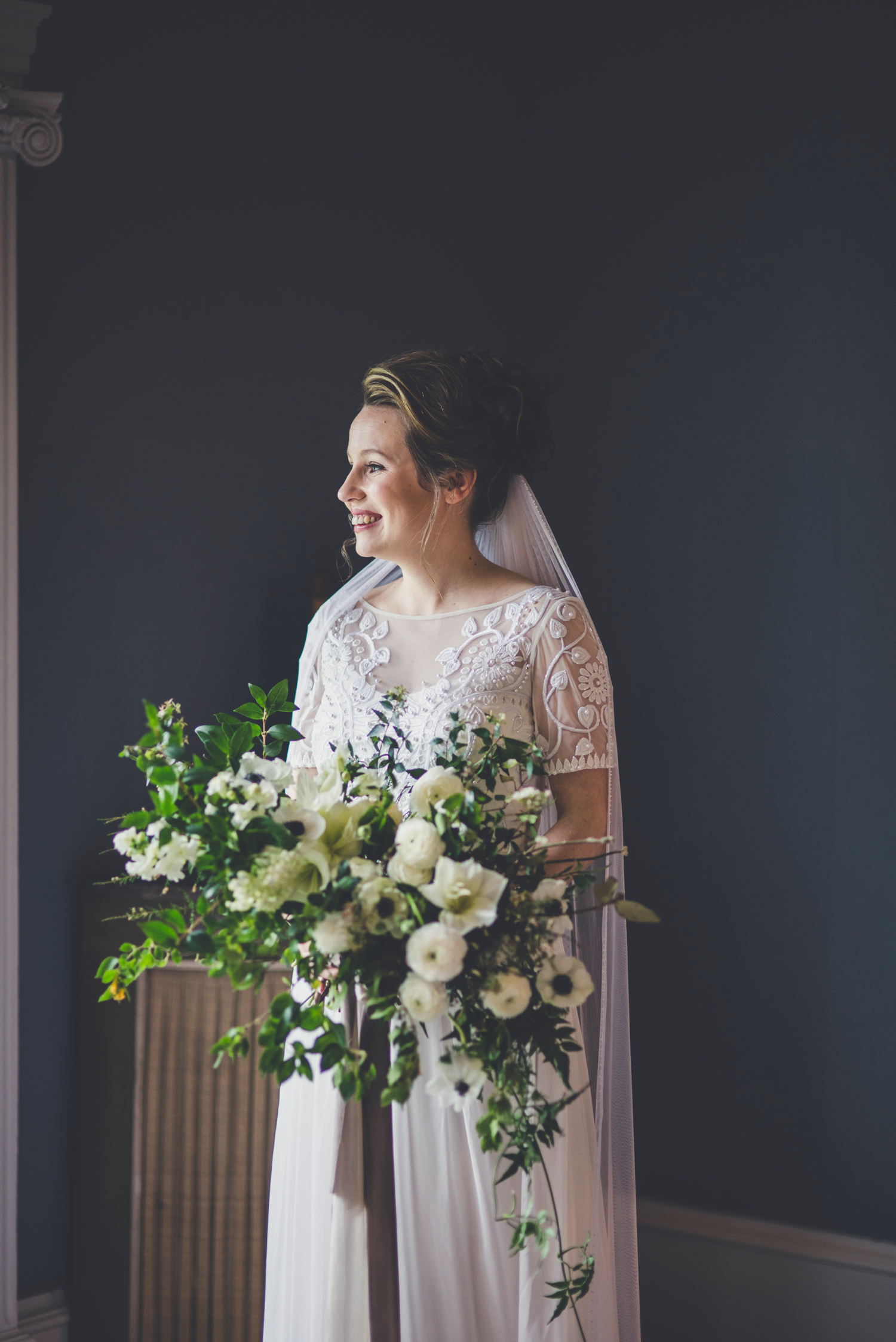 Christmas wedding bouquet