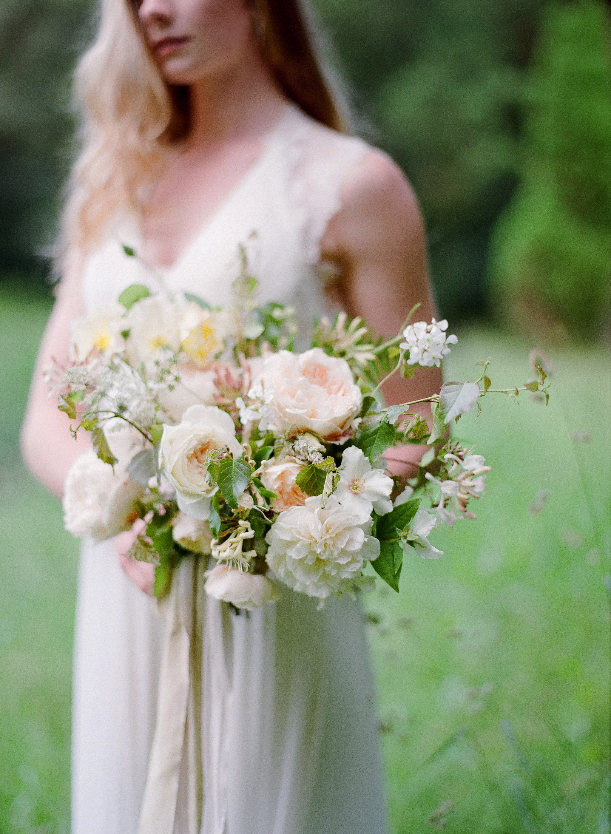 Cornish Bridal Bouquet at Boconnoc