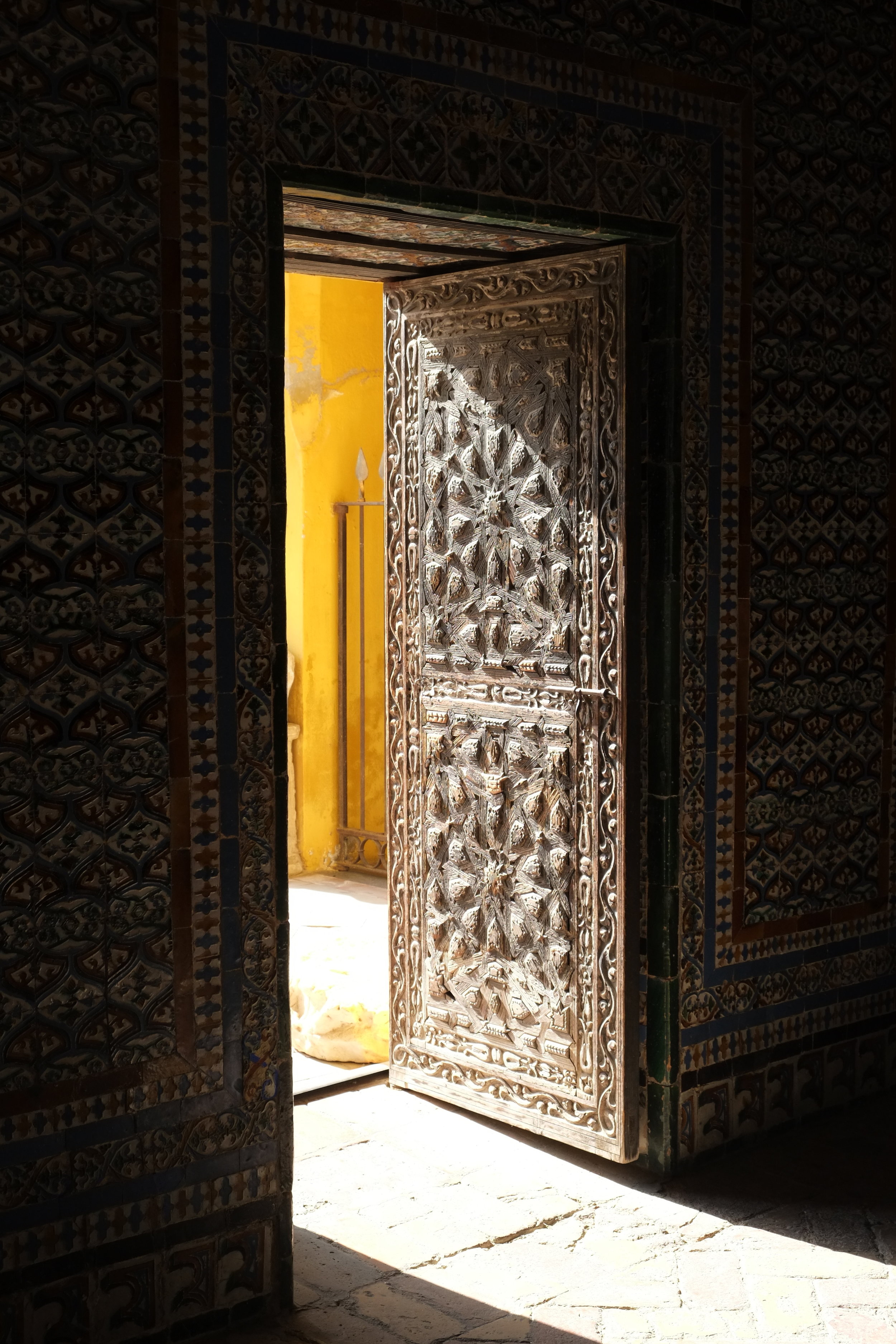 Golden vistas at Casa de Pilatos