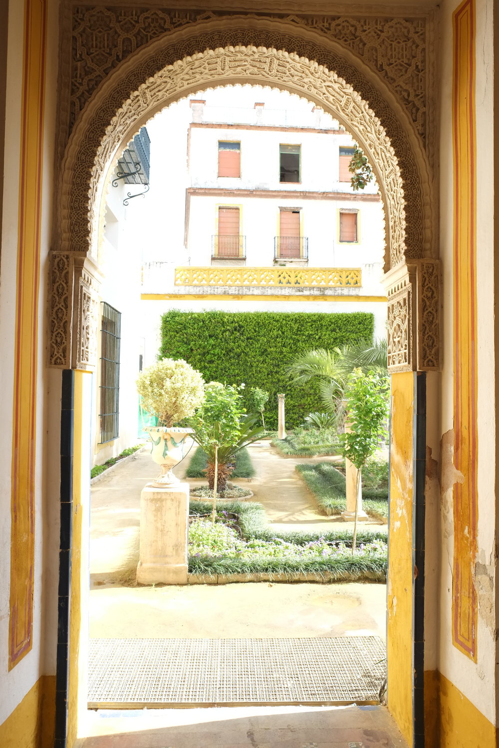 Golden vistas at Casa de Pilatos