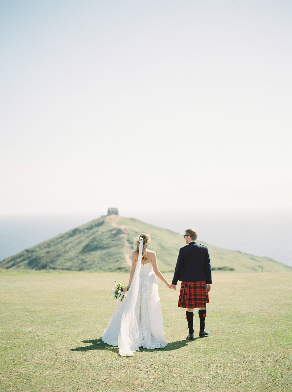 Rame Head wedding by The Garden Gate Flower Company