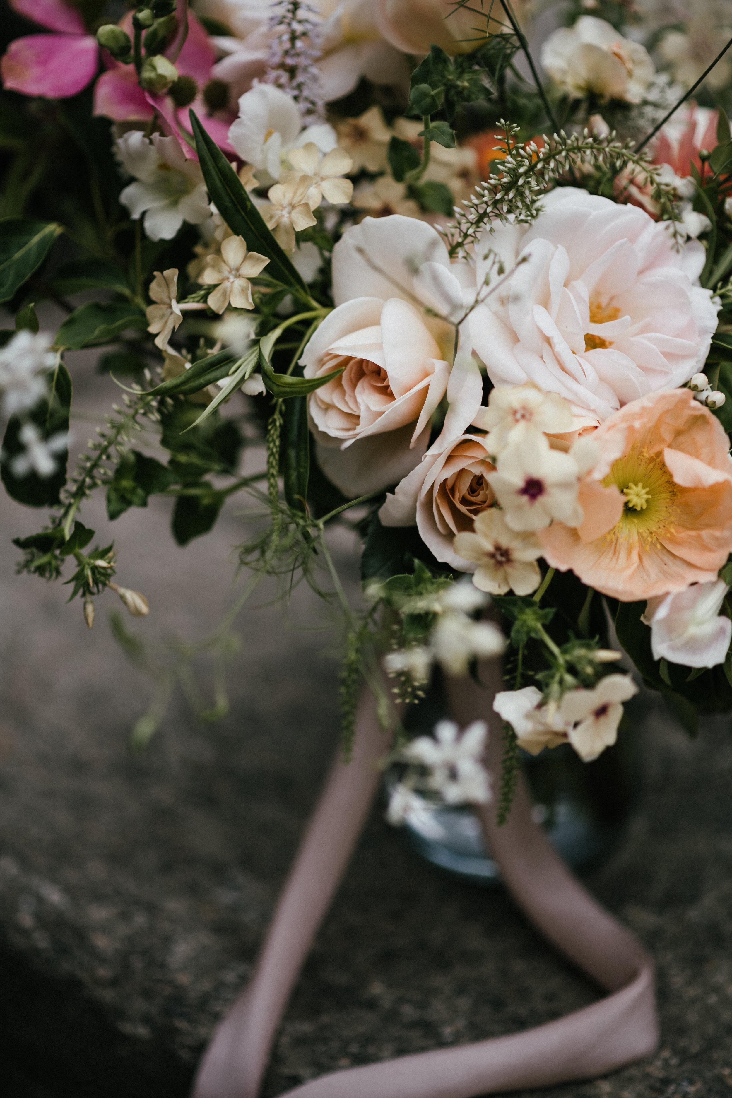 July Bridal Bouquet at Boconnoc