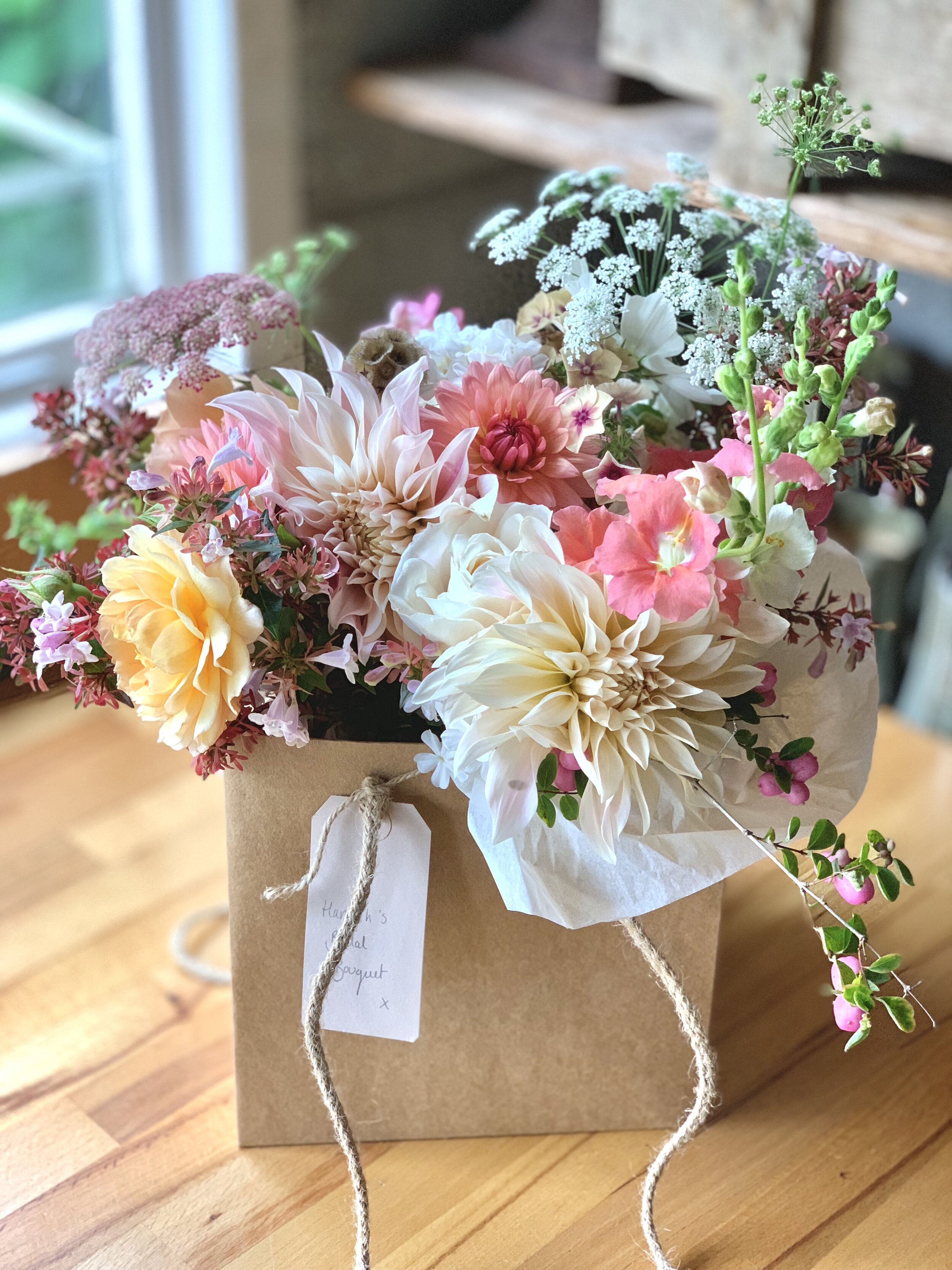 Small wedding flowers in Cornwall