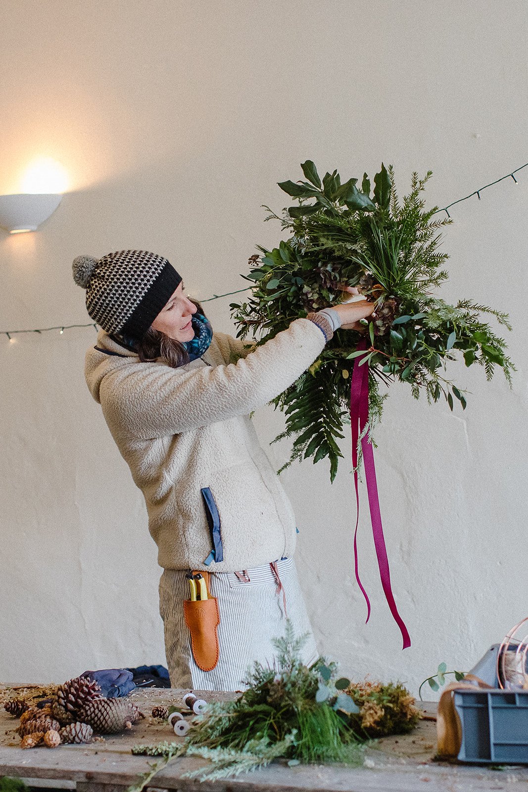 Final touches with The Garden Gate Flower Company