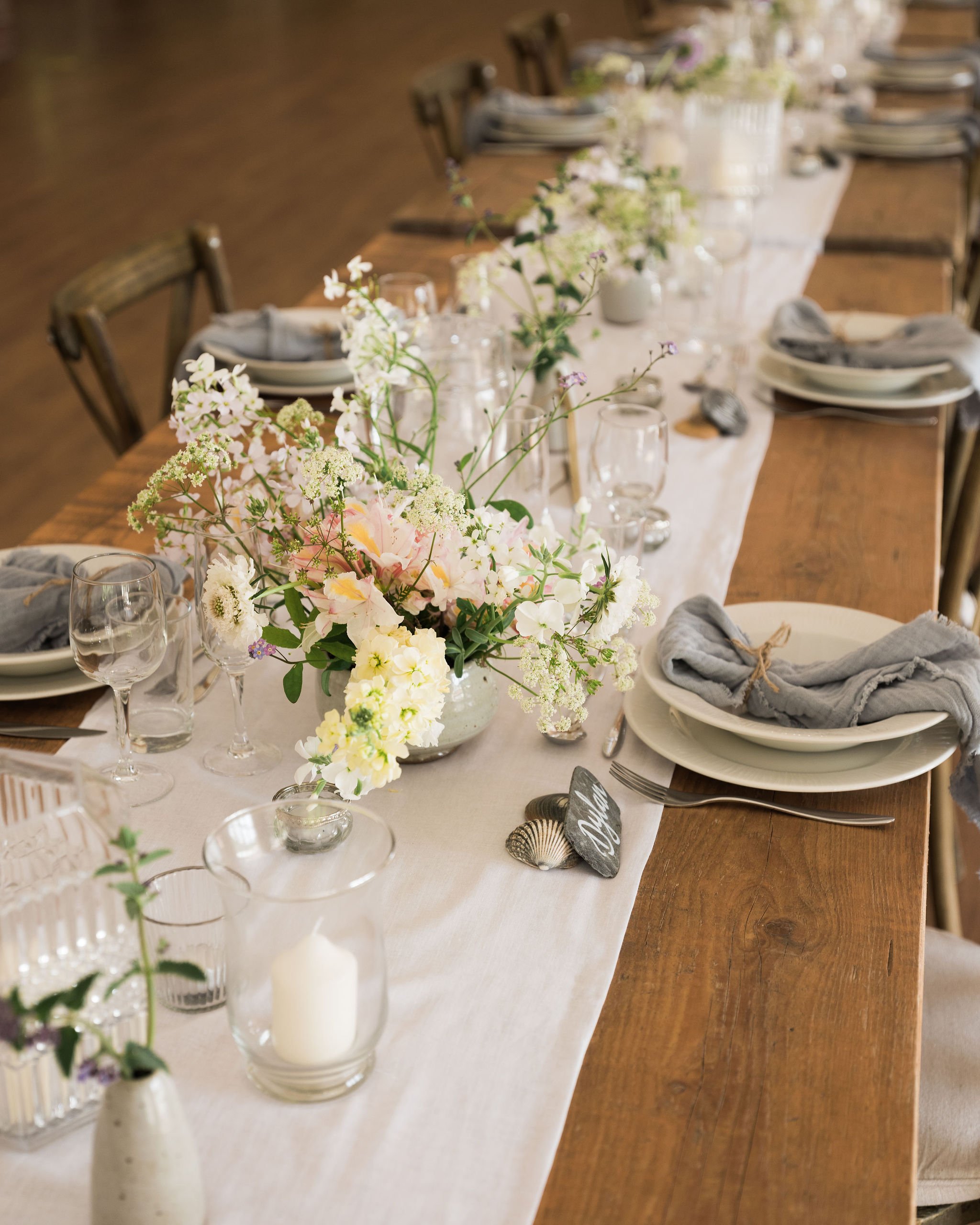 Table styling at Tredudwell Manor