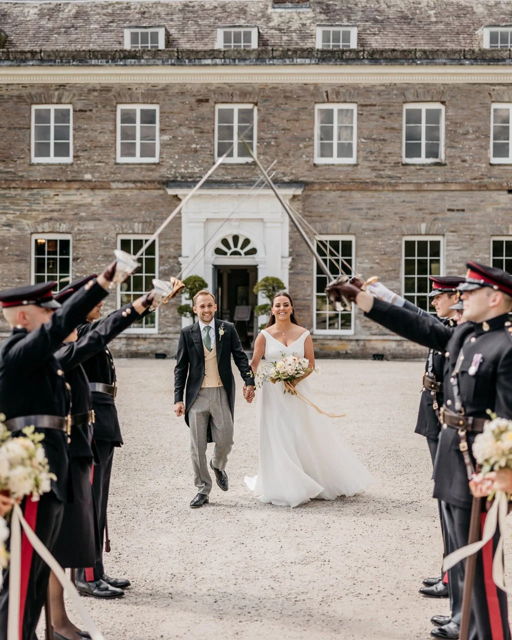Guard of Honour at Boconnoc House