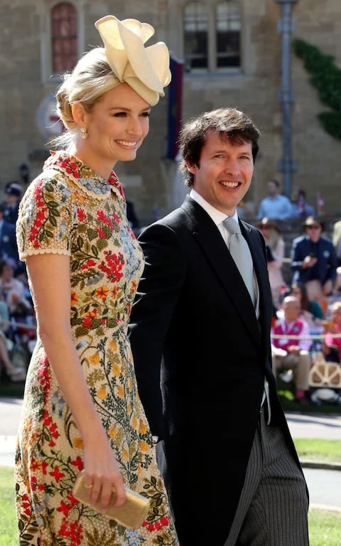 Sofia Blunt at the Royal Wedding, May 2018 wearing the Volute Ivory. Photo: Daily Mail