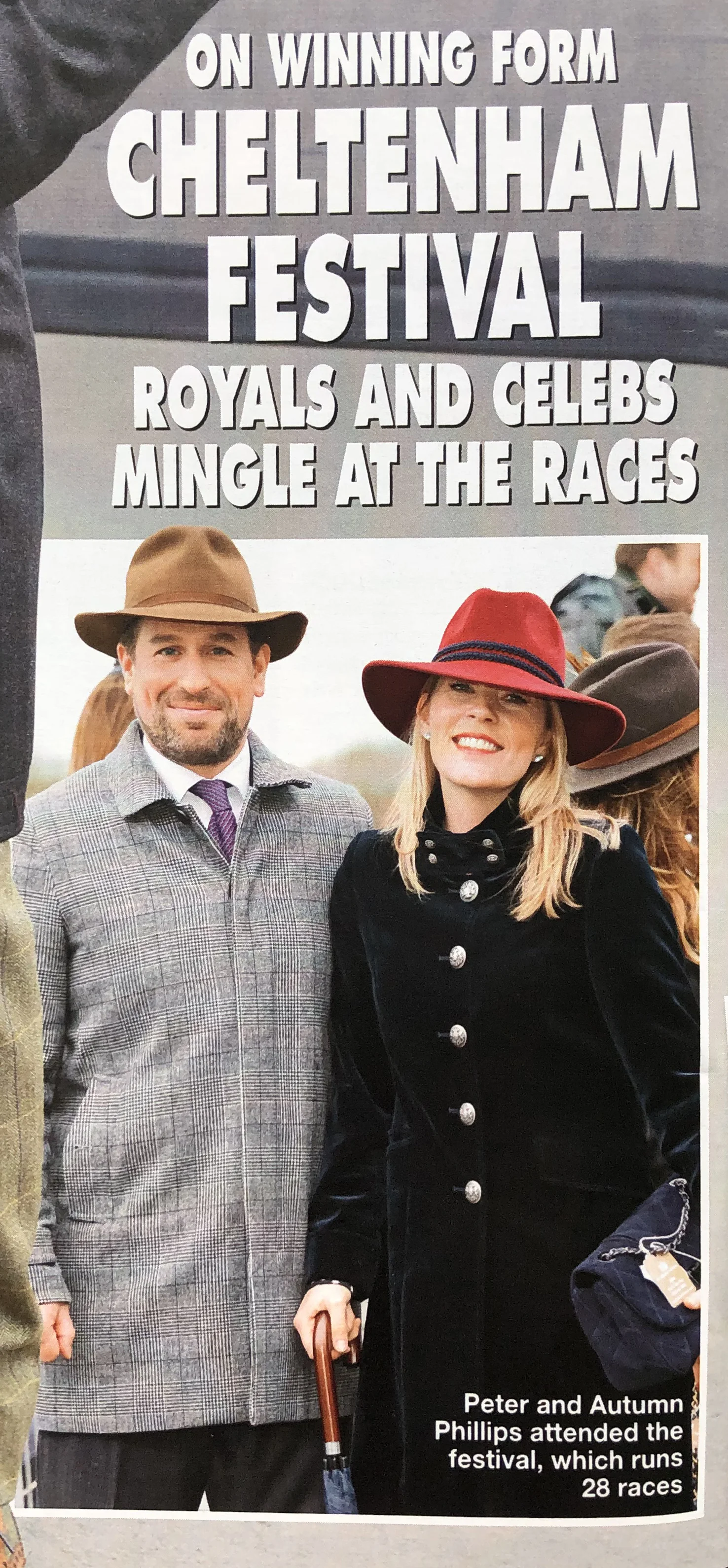 Hello Magazine - Autumn Phillips - 25th March 2019 (Dusk Fedora Burgundy)