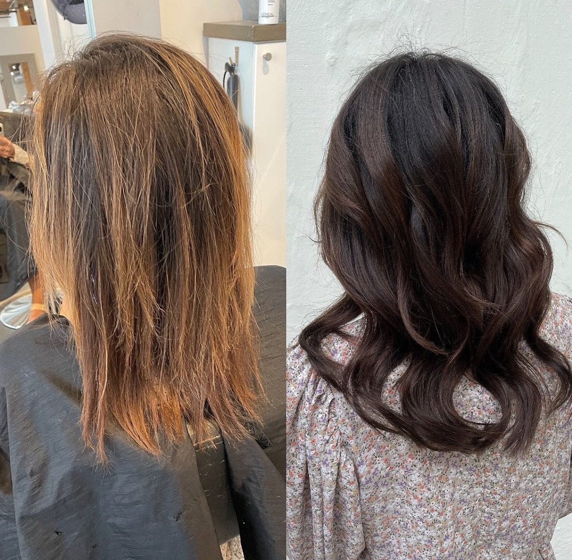 Spring is the time for transformations 🌸 LOVE this chocolate brown 🍫 by @blonded_bybritt