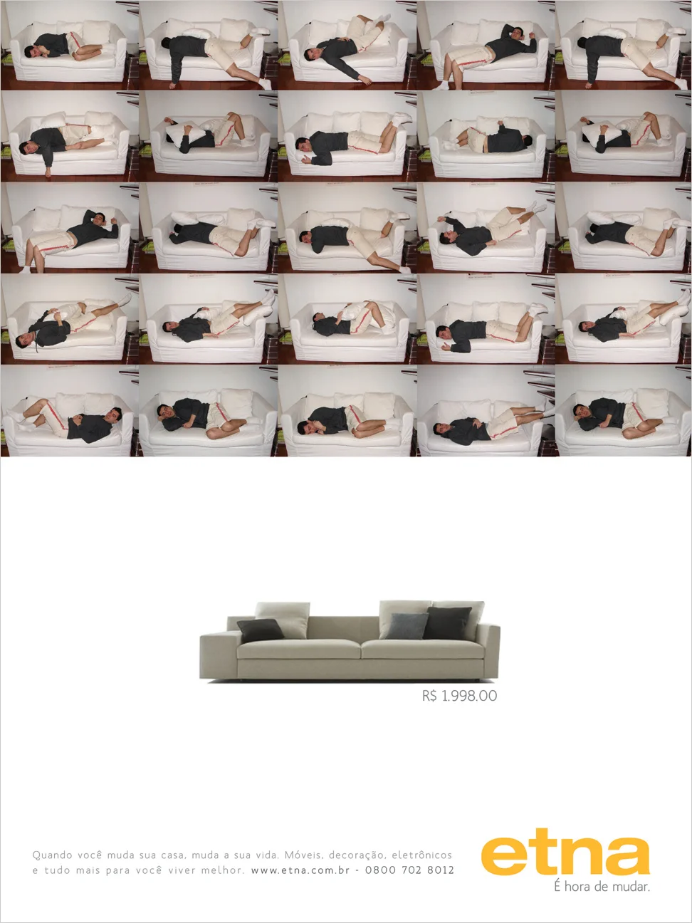 it's time for a change. ::Etna is a version of IKEA, affordable furniture store | This campaign was targeting single, young people who are living by themselves for the first time::