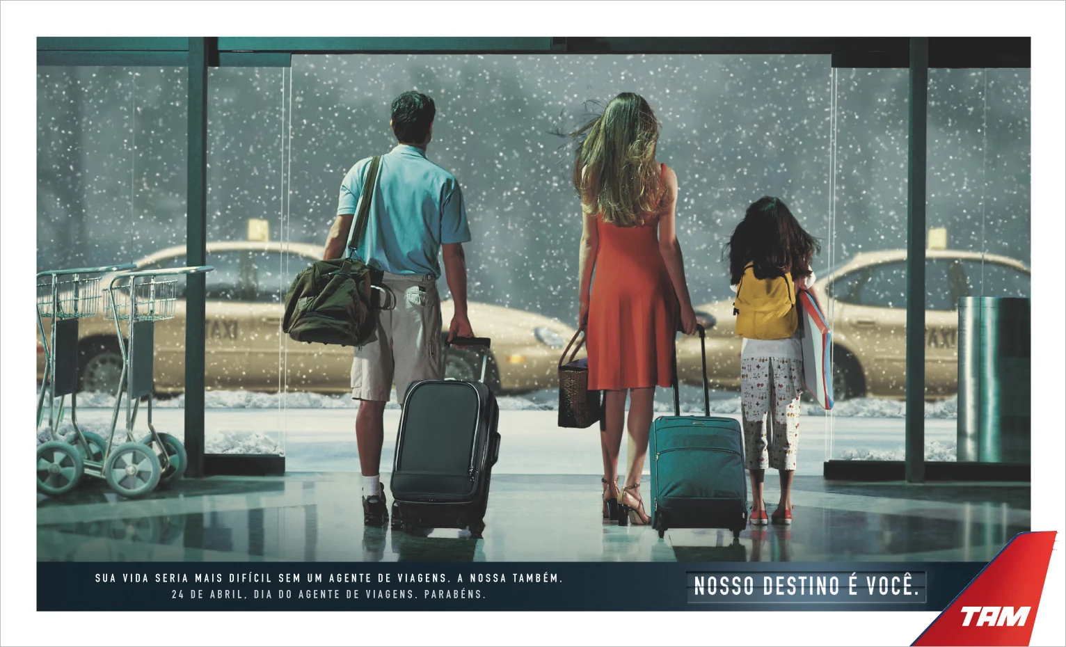 life would be harder without a travel agent. happy travel agent day from Tam Airlines. 