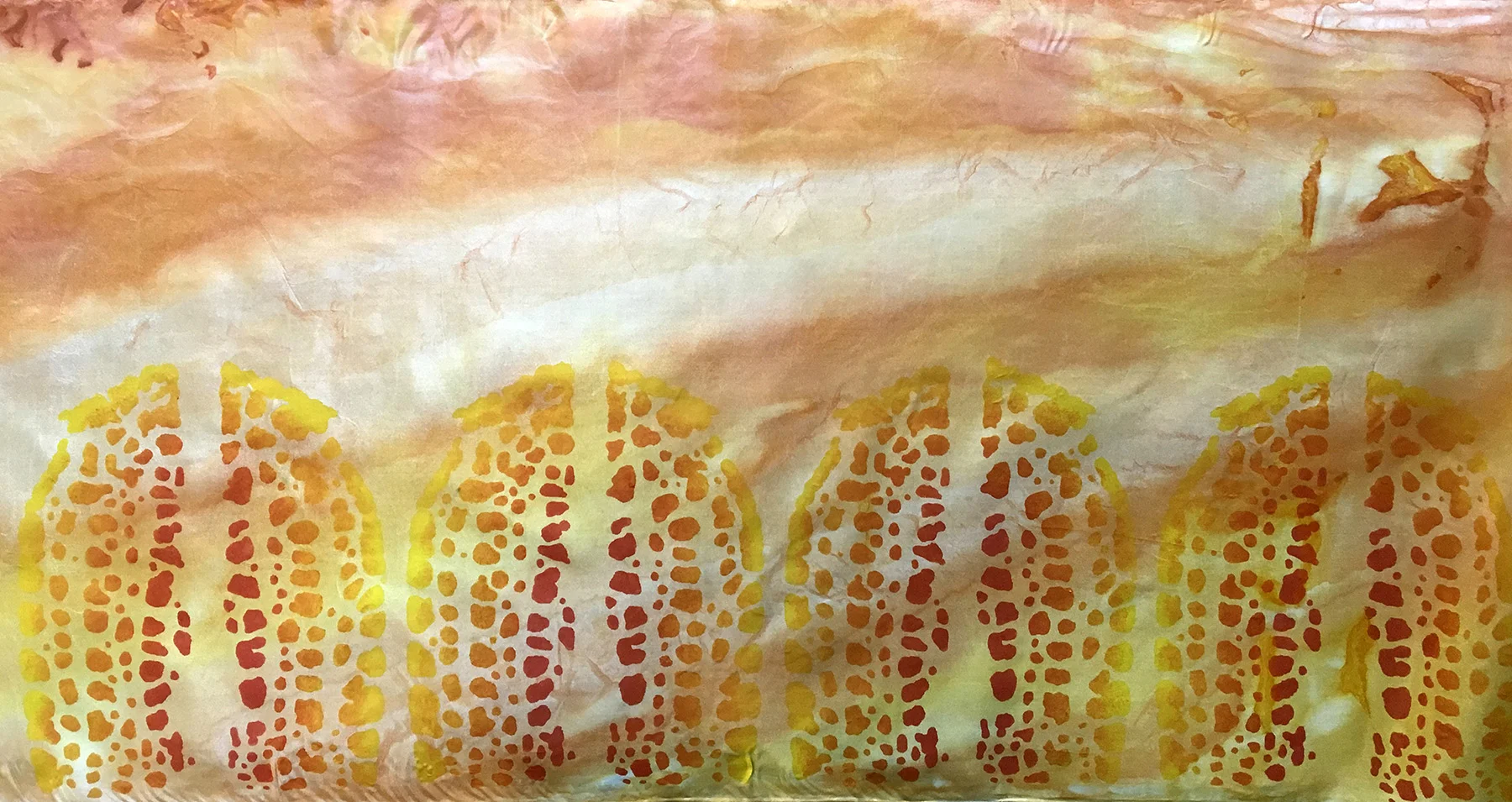 Acrylic Fiber Paint on Silk, 2019