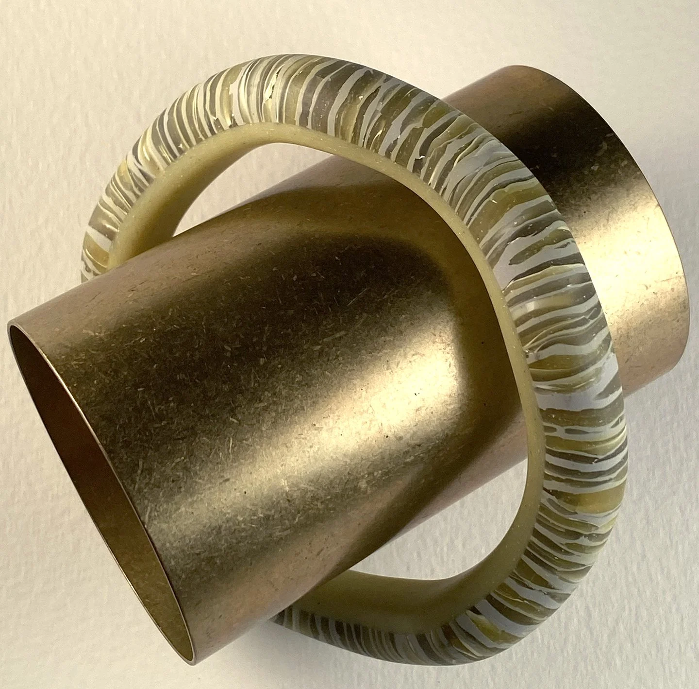 Green grey stripe bangle 1.jpg