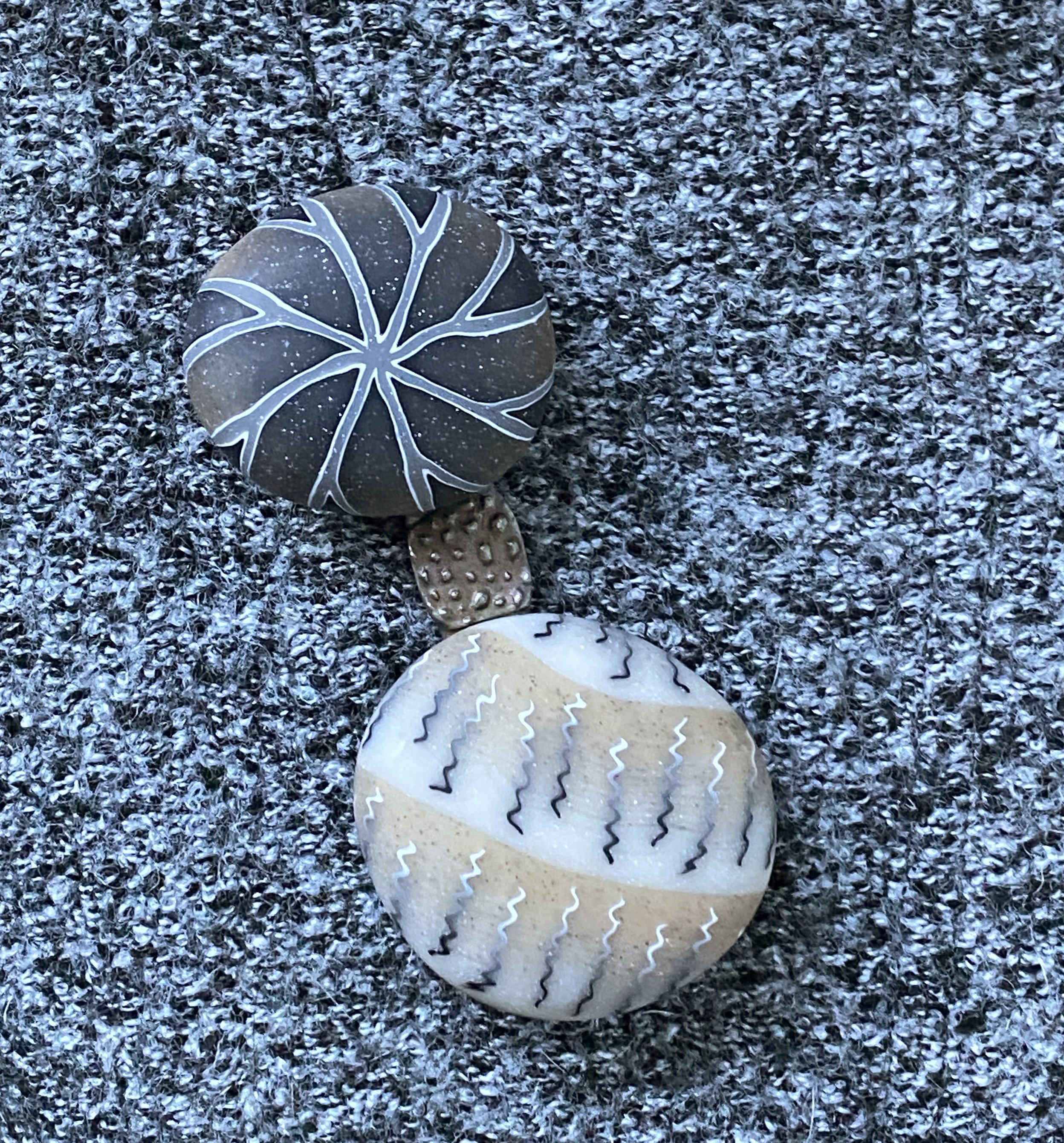 Two Rock Connection Brooch in Neutral 2.jpg