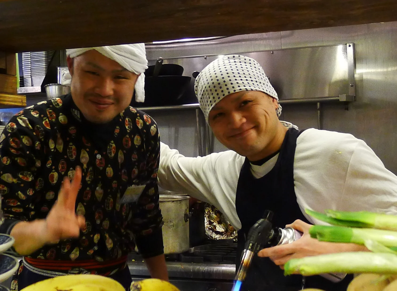 Up all night: young sushi men