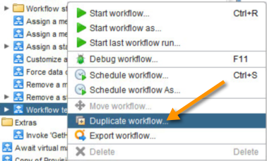 Duplicate the Workflow