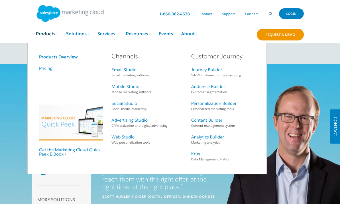 SALESFORCE MARKETING CLOUD Improving ROI through better navigation • Experience Design • Marketing -COMING SOON-