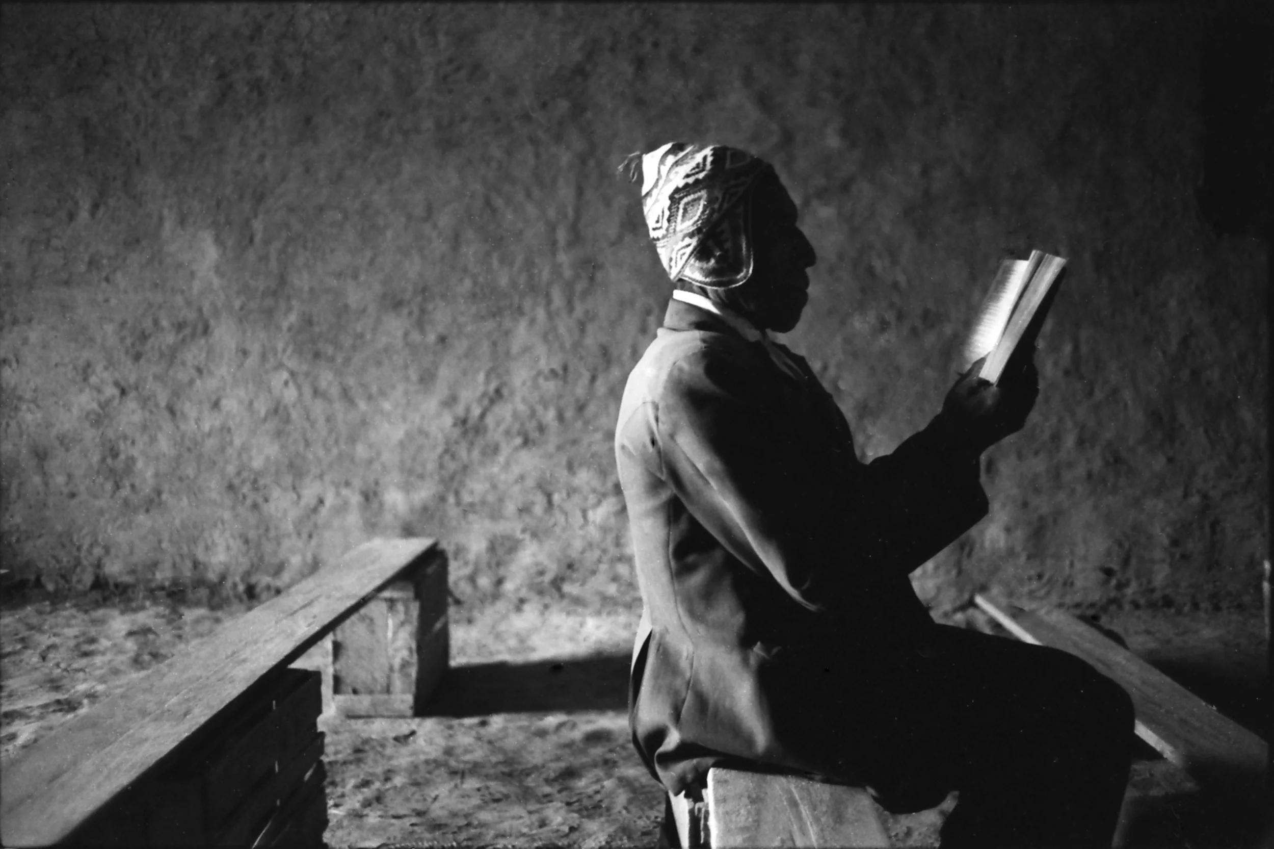  Bible reader, Caminaca, Peru. 