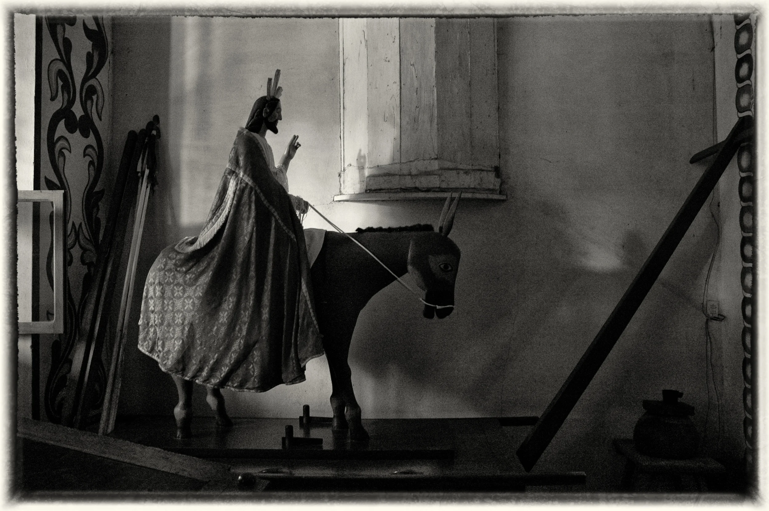  Stored away until next Easter. San Jose, Chiquitania, Bolivia. 