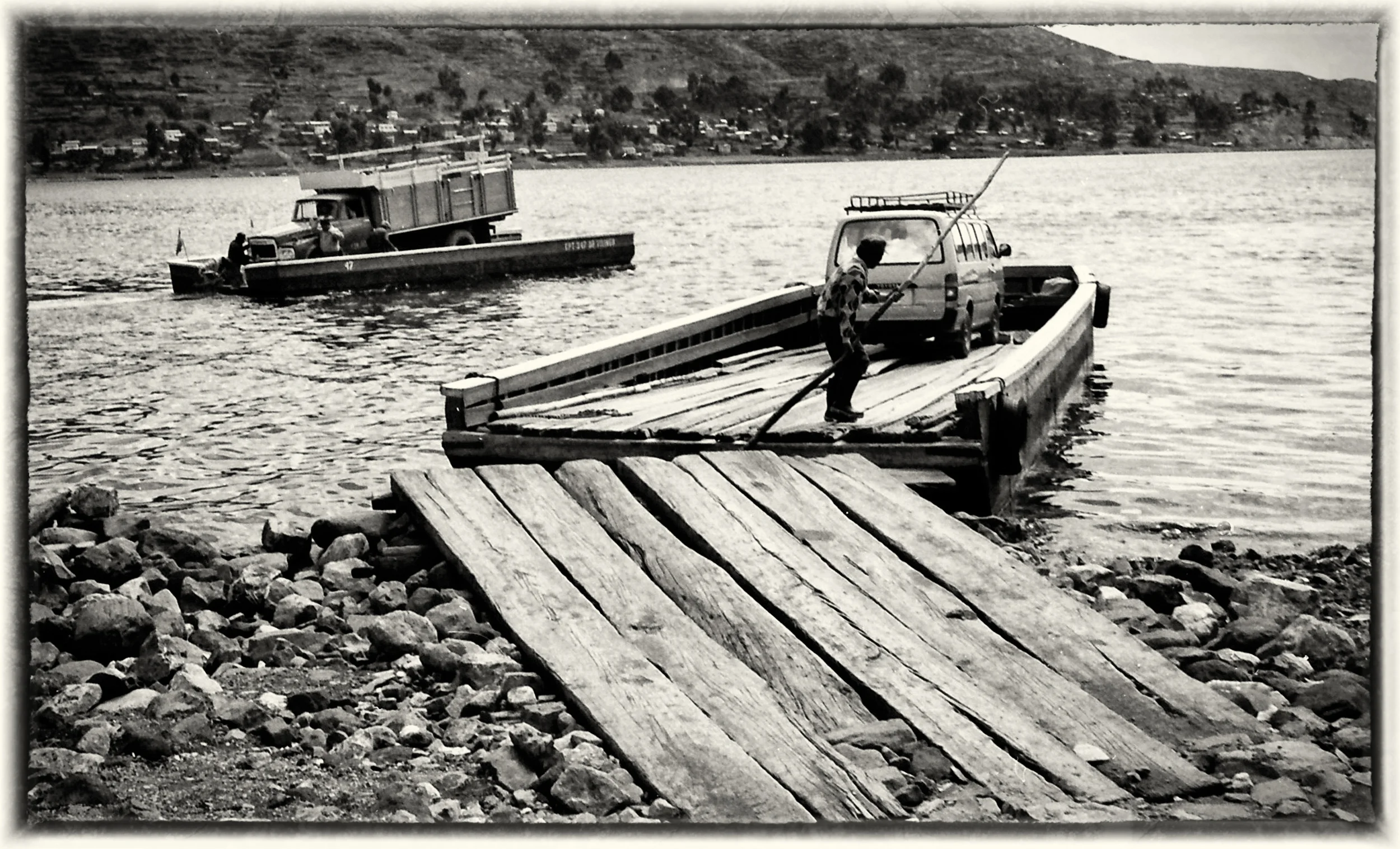  Tiquina strait crossing, lake Titicaca, Bolivia 