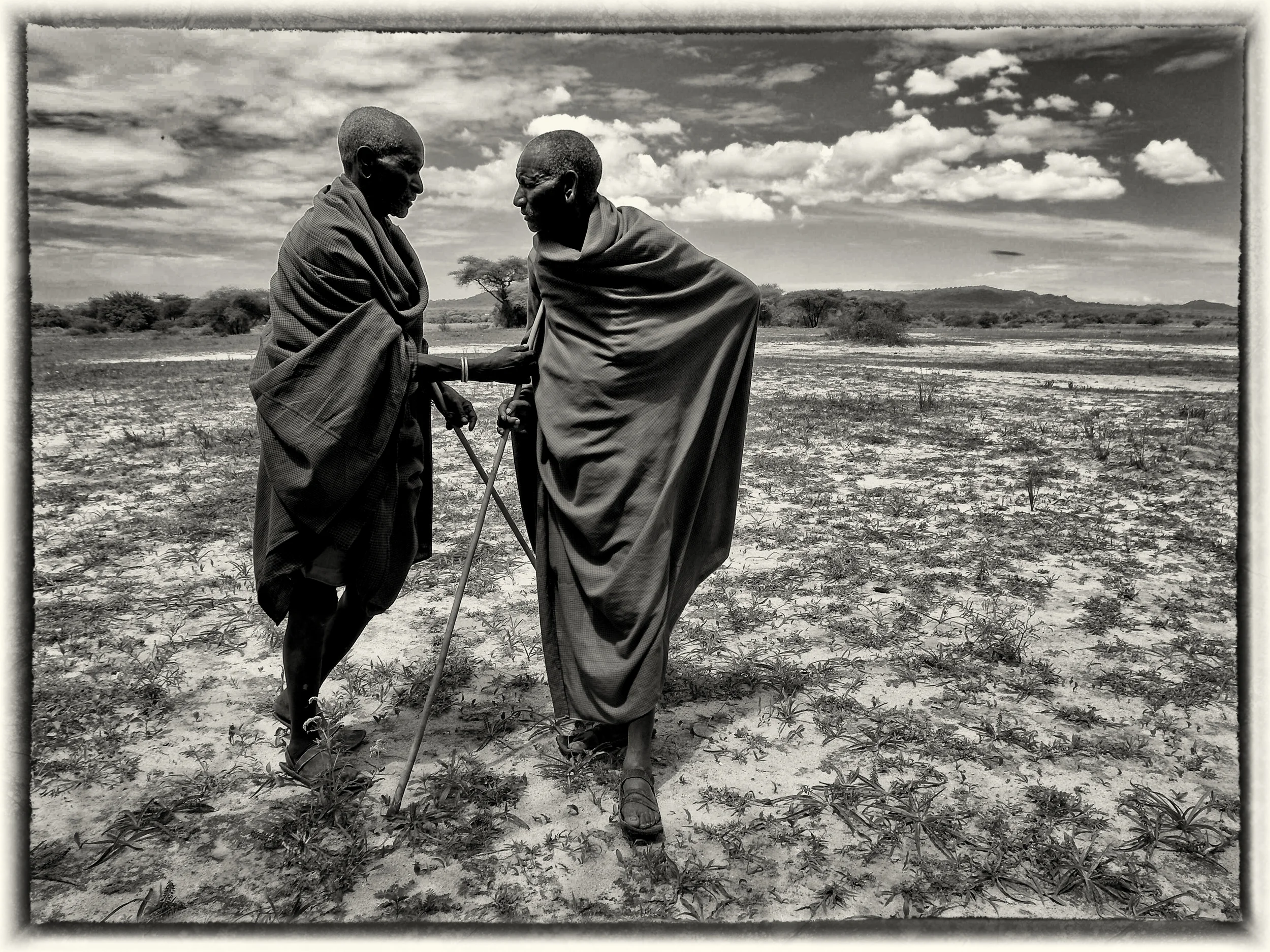  Datoga elders, Eshkesh, Tanzania. 