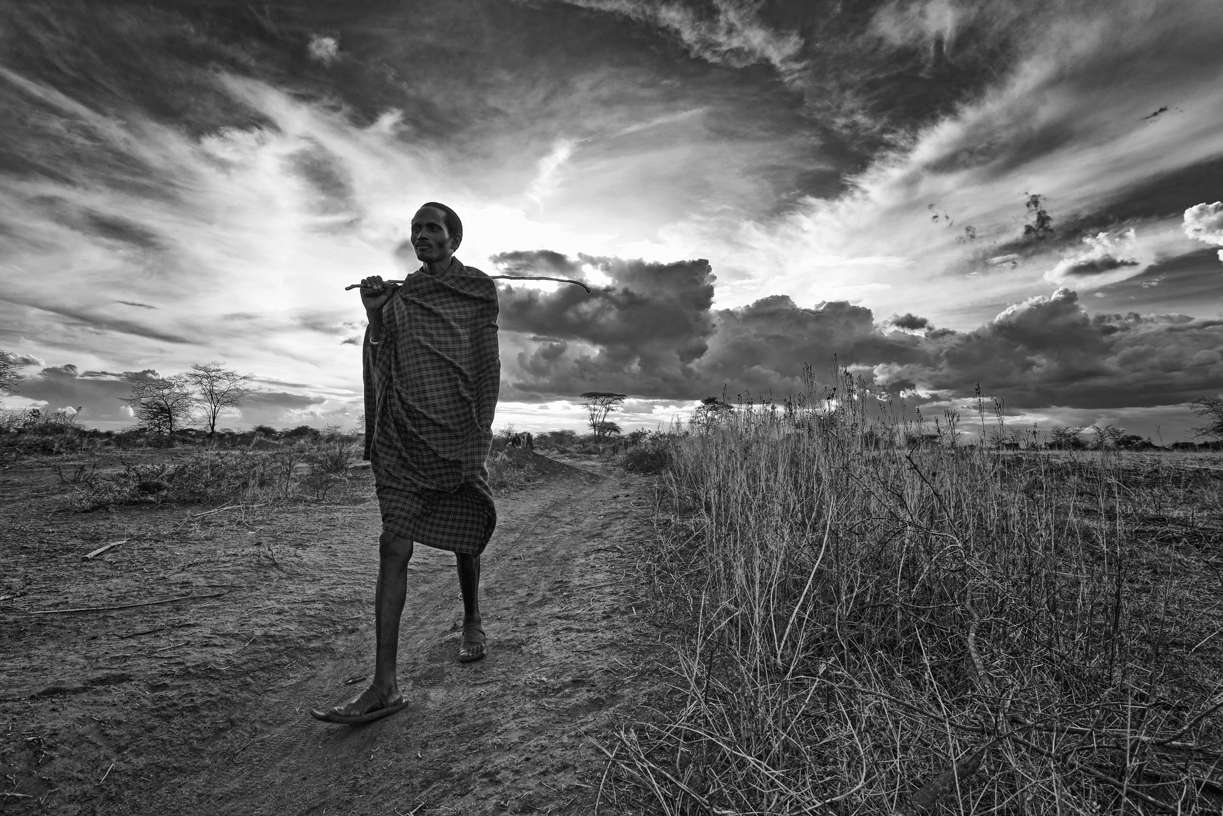 Heading home, Erbosh, Tanzania
