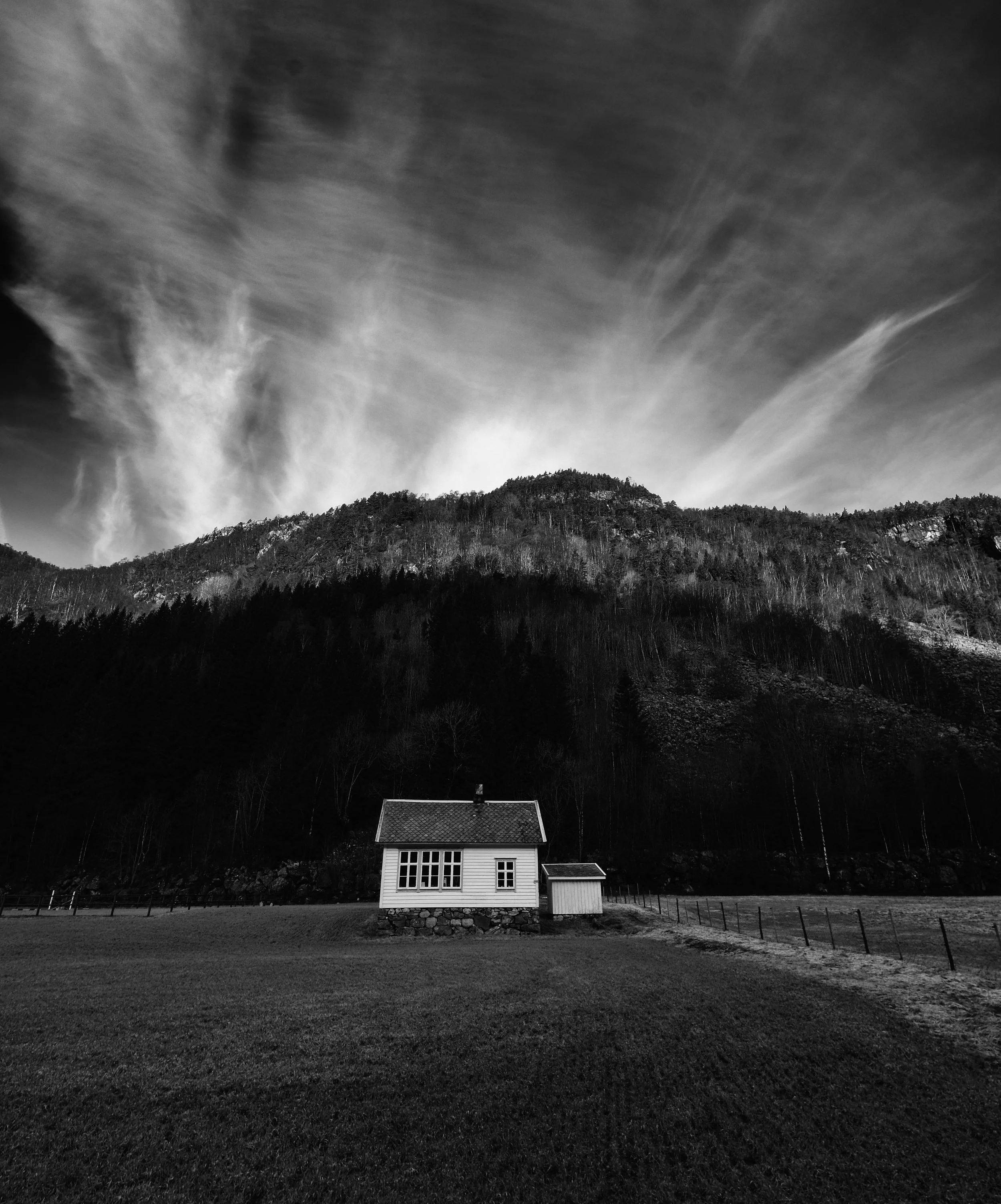 Old schoolhouse, Hjelmeland, Norway