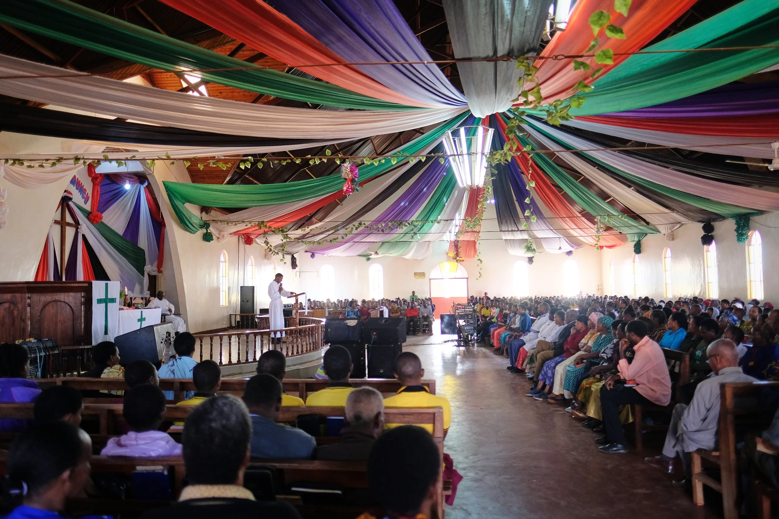 Lutheran church service, Haydom, Tanzania