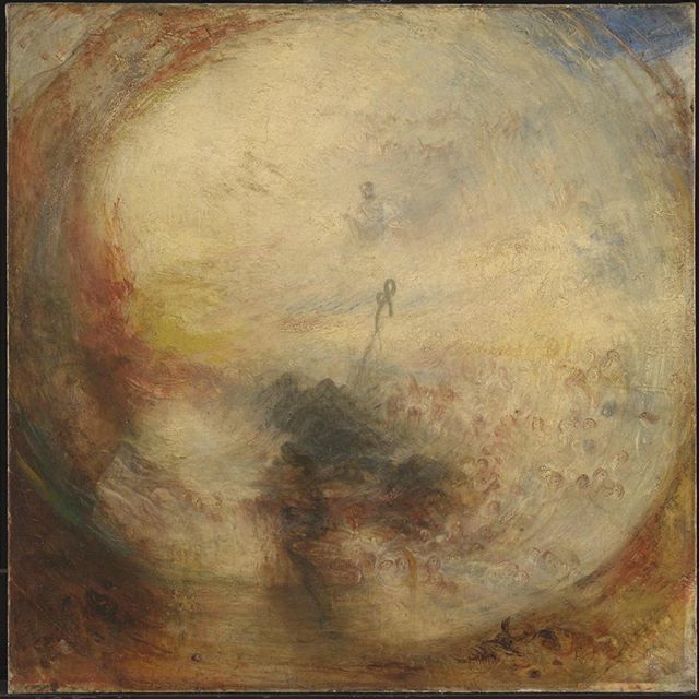 1.) “Light and Colour (Goethe’s Theory)—The Morning After the Deluge” by J.M.W. Turner, 1843
2.) NASA InSight Lander’s first photo of Martian surface, 2018