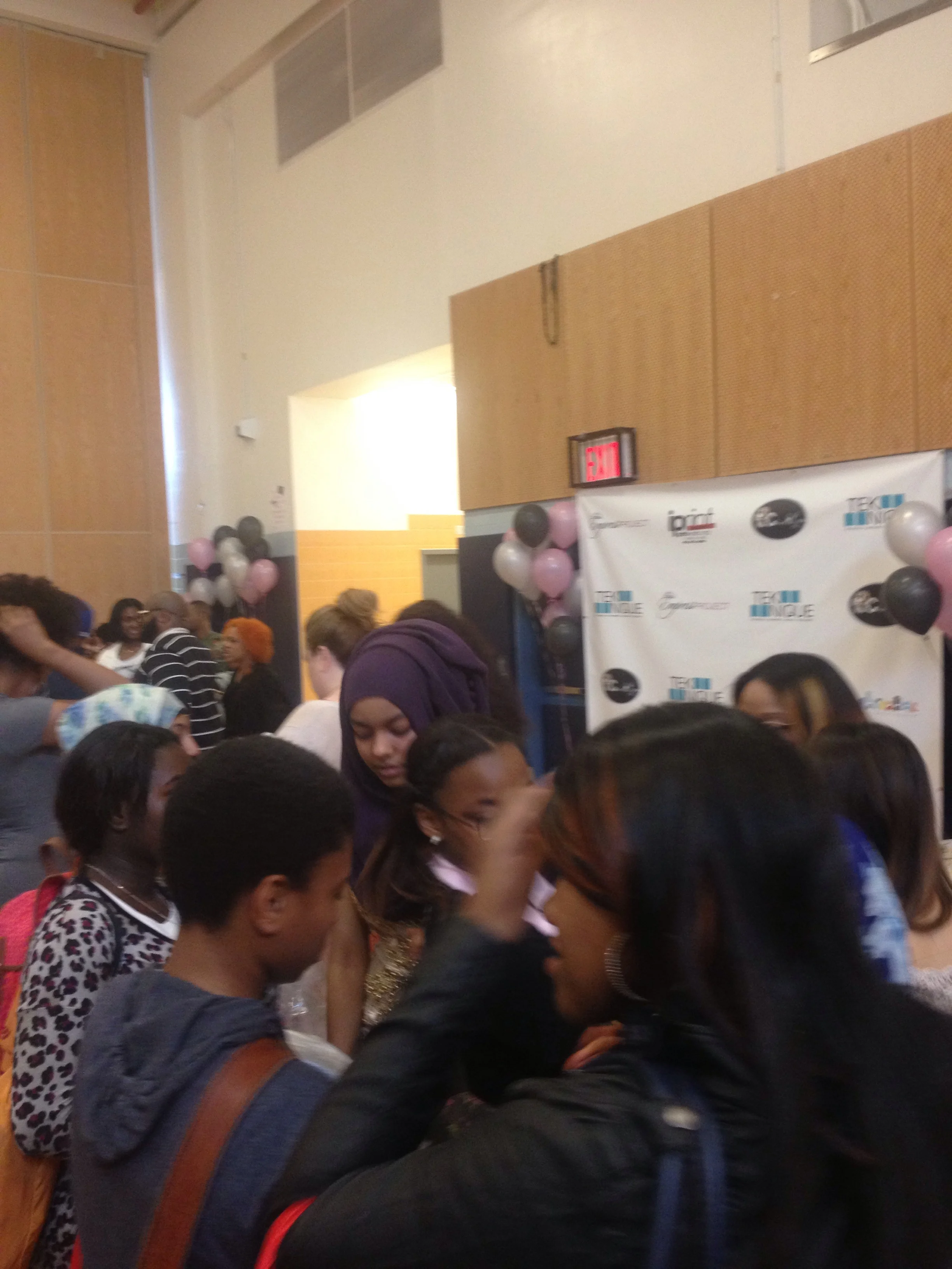 (The honorees begin picking dresses and visiting the makeover sections)