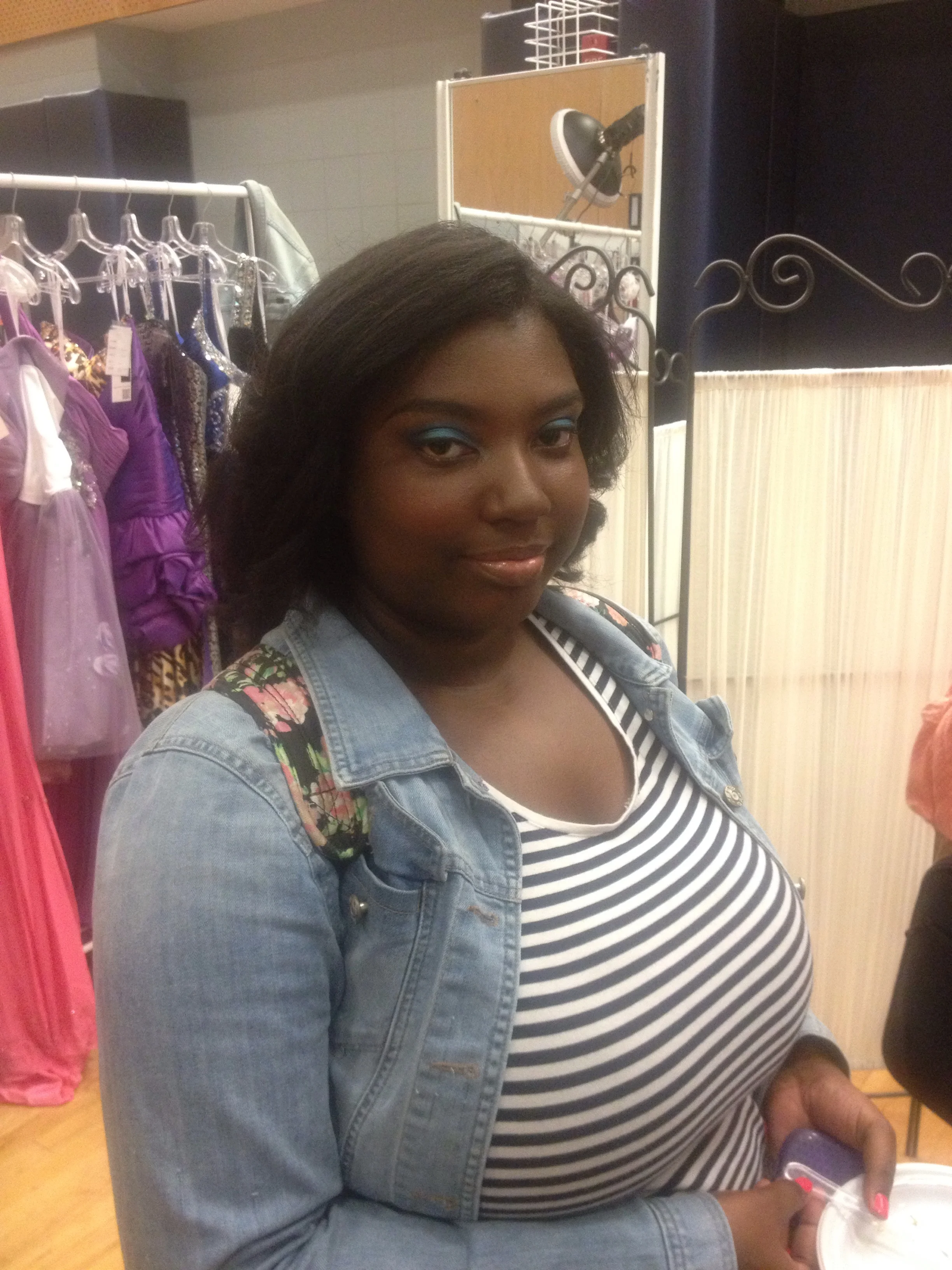  (After she got her hair and makeup done. Beautiful, inside out!)