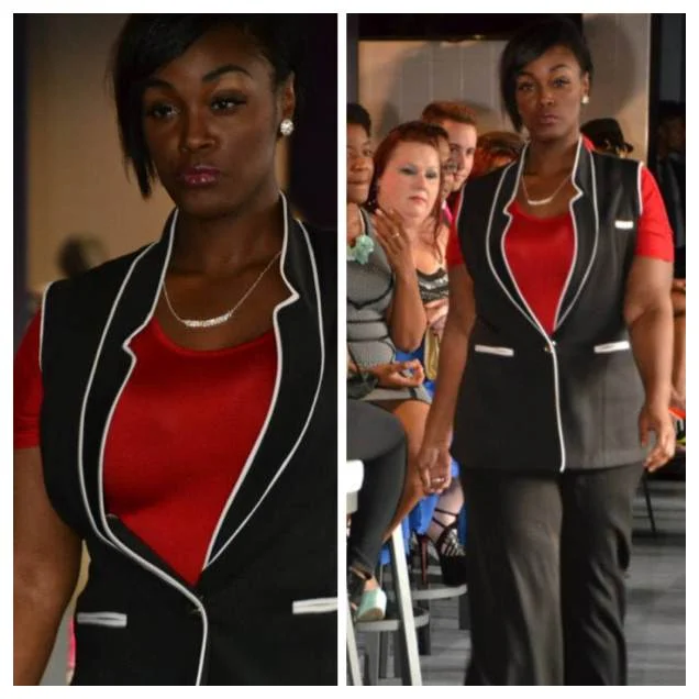 Model pictured at Style Week, Fashion in the Skies- Pittsburgh, PA