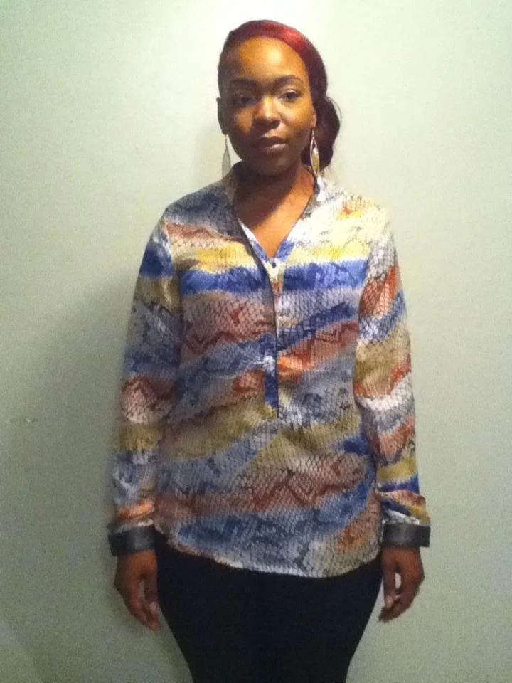 Model pictured during a Timeline photo shoot