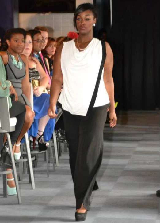 Model pictured at Style Week, Fashion in the Skies- Pittsburgh, PA