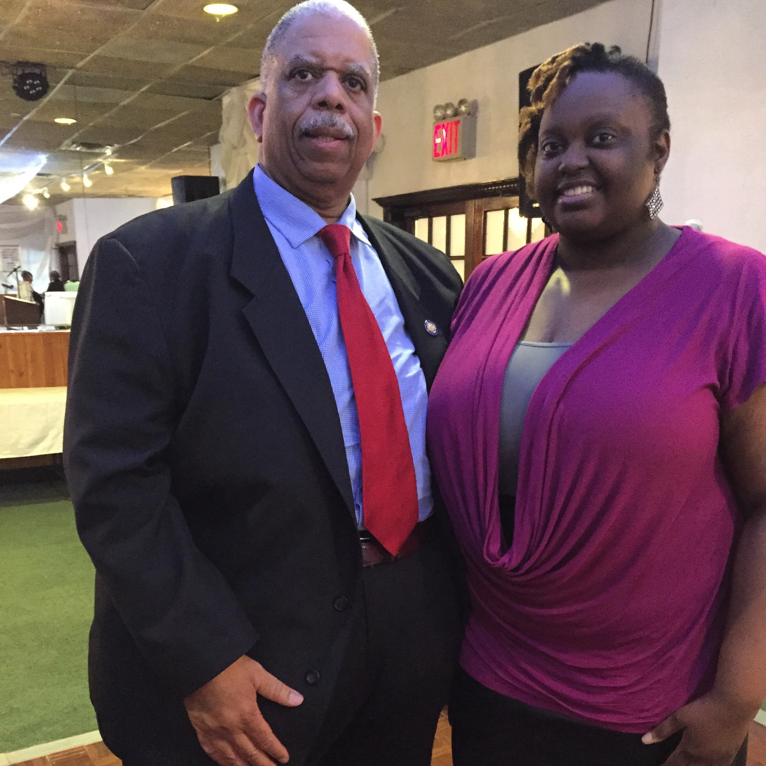 New York State Senator Leroy Comrie and me, Crystal Haynes of CrystalSays.com