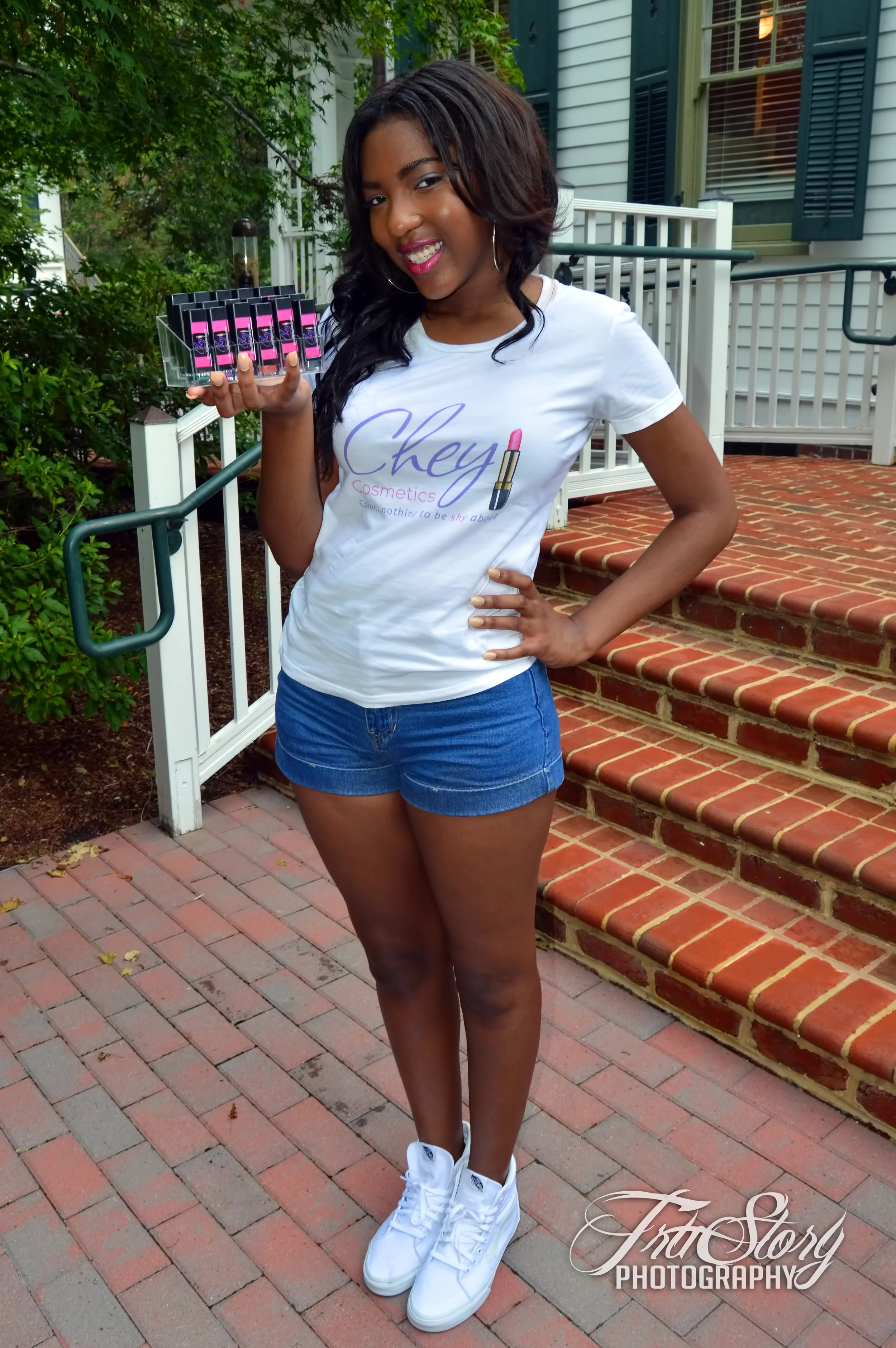 Destinee Joyner, 17, owner of Chey Cosmetics, LLC.