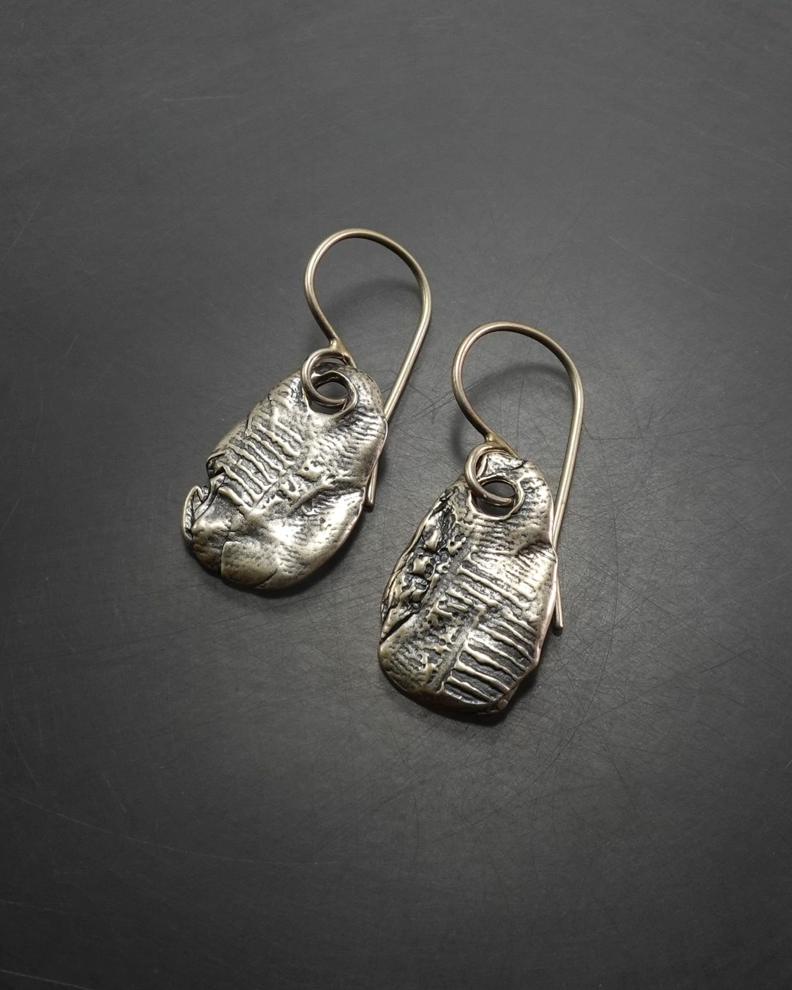 textured pebble earrings kathy van kleeck 2.jpg