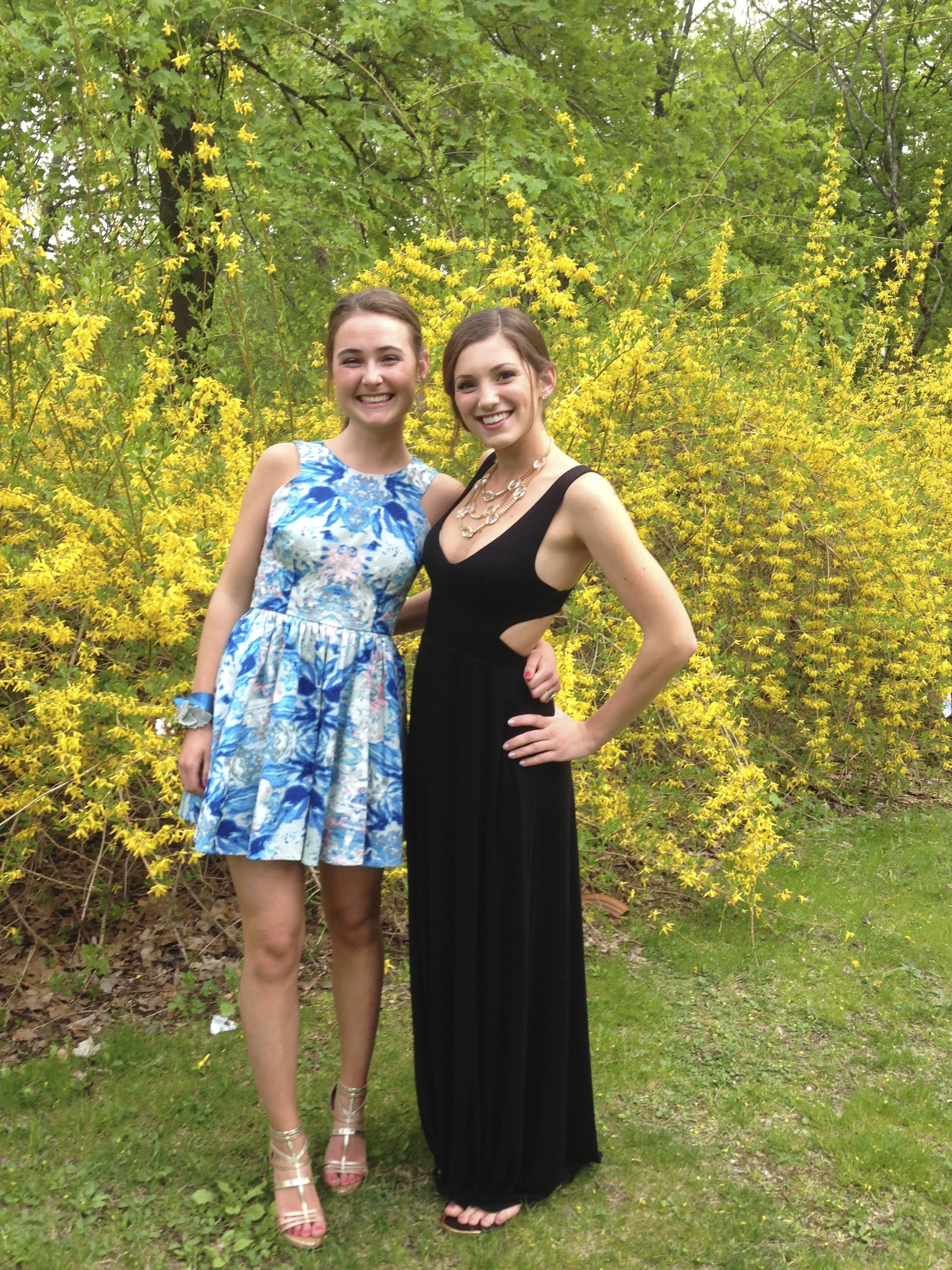 Before their prom dates arrived