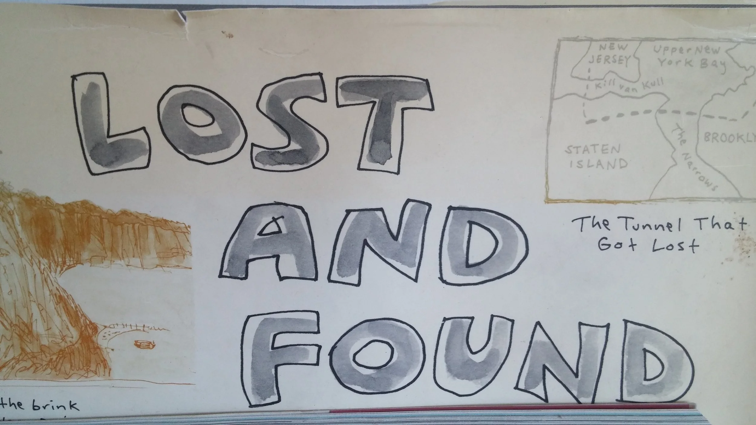 "Lost and Found" at White Gate Farm - a close up from the intimate collection of artwork on display at the guest house.