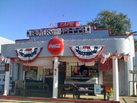Royer's Cafe on the Round Top Square