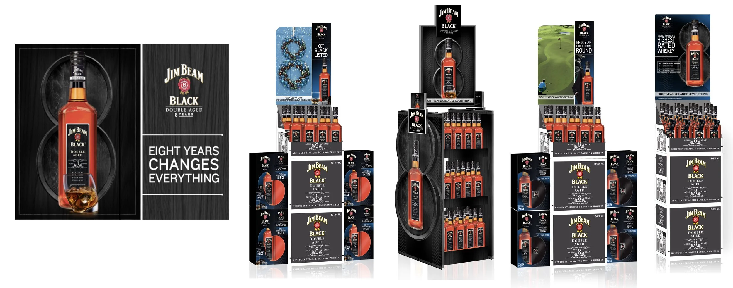 Jim Beam Black Double Aged 8 Years Launch Shopper Marketing Tactical Plan Copywriting