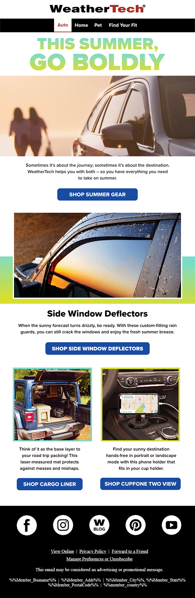 Summer Email Digital Marketing Design