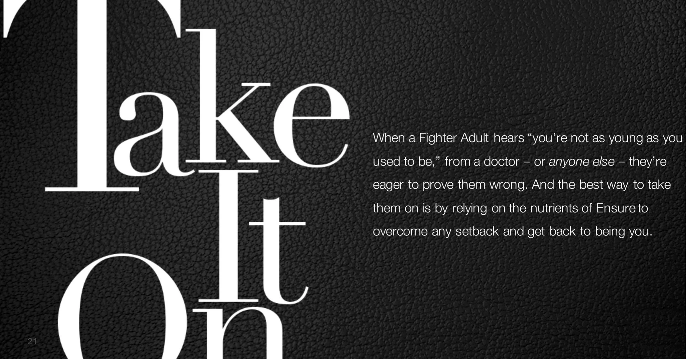 Abbott Nutrition Ensure Shopper Marketing Moodboard Concept Key Visual Creative Director